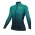 Damen Ale PRS Dots DWR-Petrolio Fahrradbekleidung Radtrikot Langarm 1M6FB