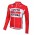 2016 LOTTO SOUDAL Fahrradbekleidung Radtrikot Langarm vliezen Rot 8Q9OY