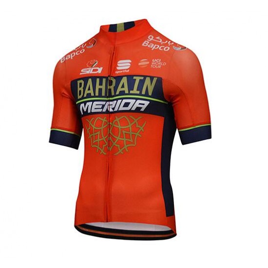 Bahrain Merida 2018 Fahrradbekleidung Radtrikot 4NUET