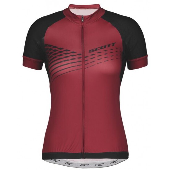 Scott RC Damen PREMIUM ITD Fahrradbekleidung Radtrikot merlot red/black 8E10V