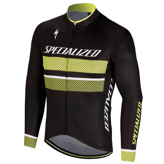 Specialized RBX Comp Logo-gelb Fahrradbekleidung Radtrikot Langarm IX0ZW