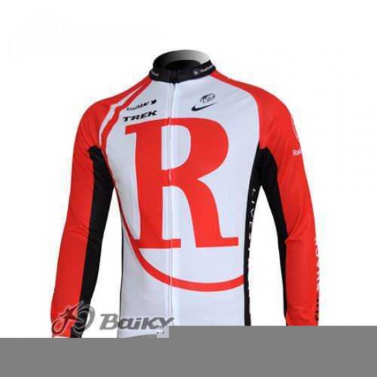 RidioShack Trek Radtrikot Langarm Rot 7LWSY