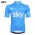 Teams Sky 2014 Fahrradtrikot Radsport blau HHIBC