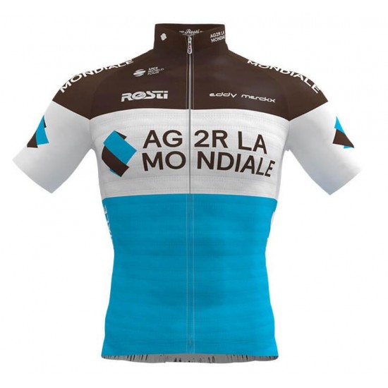AG2R LA MONDIALE 2019 Fahrradbekleidung Radtrikot QYYP6