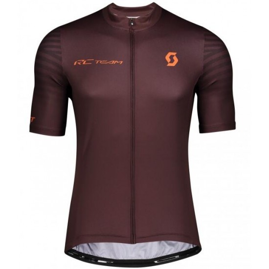 2020 SCOTT RC TEAM 10 Radtrikot kurzarm Braun