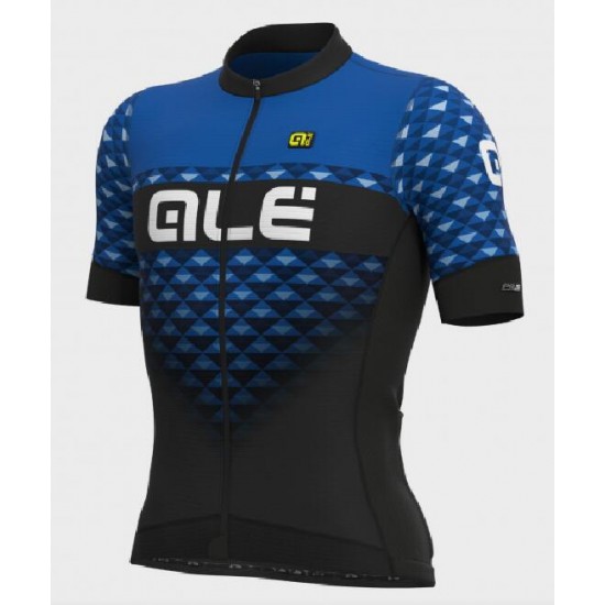 Ale PR-S Hexa Radtrikot kurzarm schwarz-blauer L13362719-02