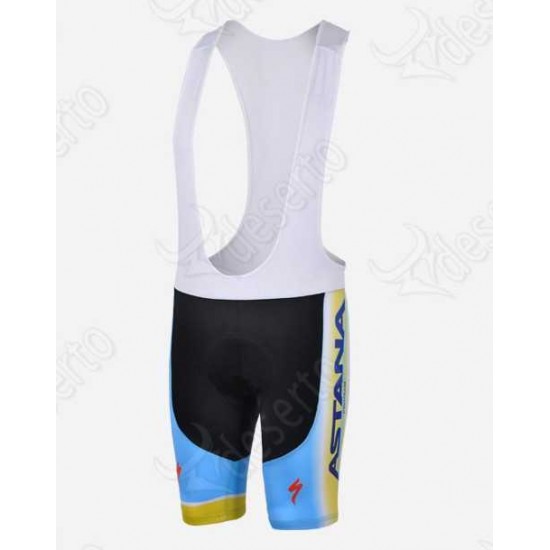 Astana Pro Team Fahrradbekleidung Kurz Trägerhose 2014 Y7APS