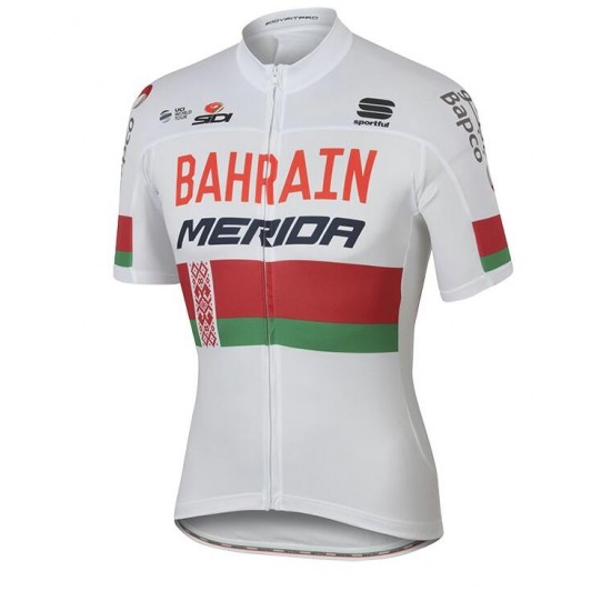 2017 Bahrain Merida Fahrradbekleidung Radtrikot A1 KOMST