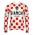 2016 BIANCHI-MILANO POLKA DOT Fahrradbekleidung Radtrikot Langarmen Rot ZQJTH