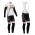Castelli 2014 Fahrradbekleidung Set Langarmtrikot+Lange Trägerhose weiß Schwarz Rot WVJZH