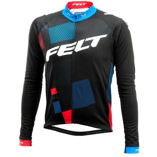 2016-2017 Felt Fahrradbekleidung Radtrikot Langarm SLMX8