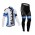 Kopen Giant 2014 Fahrradbekleidung Set Langarmtrikot+Lange Radhose blau weiß LA59F