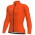 Ale Solid Color Block-oranje Fahrradbekleidung Radtrikot Langarm QD697