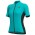 Damen Ale Solid Color Block-turquoise Fahrradbekleidung Radtrikot OMQ1I