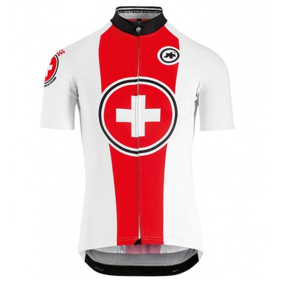 ASSOS 2018 SWISS NATIONAL TEAM Fahrradbekleidung Radtrikot RX8KG