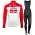 Lotto Soudal 2018 Fahrradbekleidung Set Langarmtrikot+Lange Trägerhose P1AML