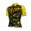 ALE SOLID Cracle Fluo yellow Fahrradbekleidung Radtrikot WTUHS