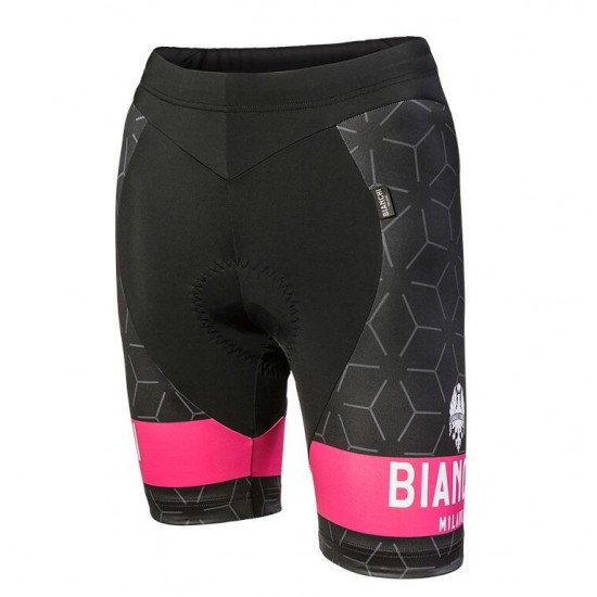 Bianchi Milano Nevola black pink Damen Kurz Radhose R0YVD