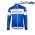 2018 Quick Step Floors blau Fahrradbekleidung Radtrikot Langarm ZAC64