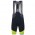 Santini Sleek 99 gelb fluo Kurz Trägerhose V9A50