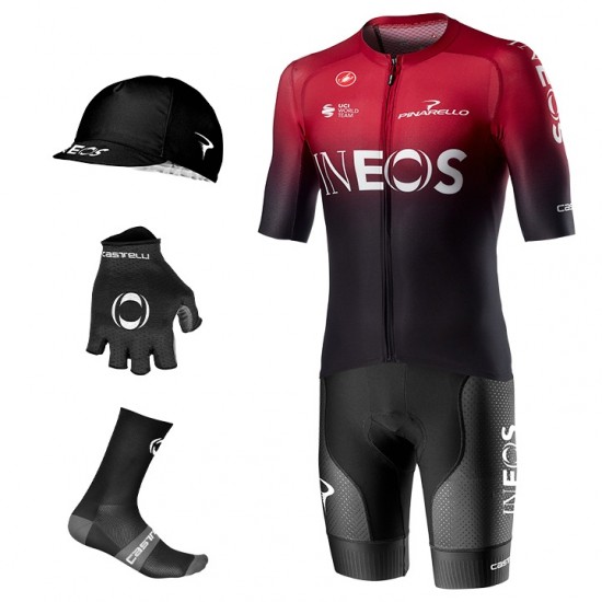 Maxi-Set TEAM INEOS Aero Race 6.1 2020 5 Teile Fahrradbekleidung