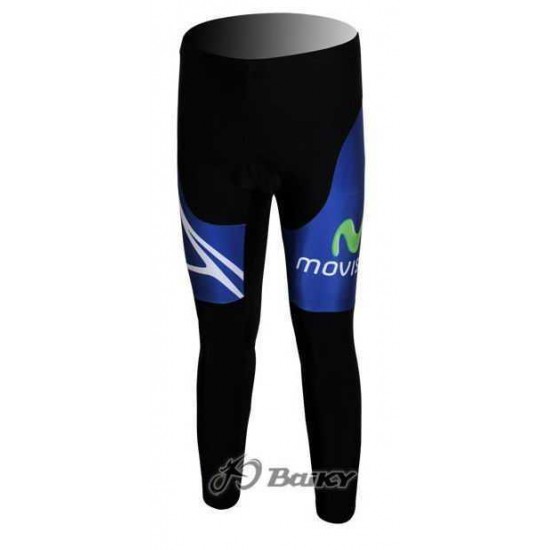 Movistar Teams Lange Fahrradhose blau K332G