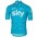 2017 Sky Fahrradtrikot Radsport blau VTB36