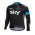 2016 SKY Fahrradbekleidung Radtrikot Langarm vliezen Schwarz blau NH3AK