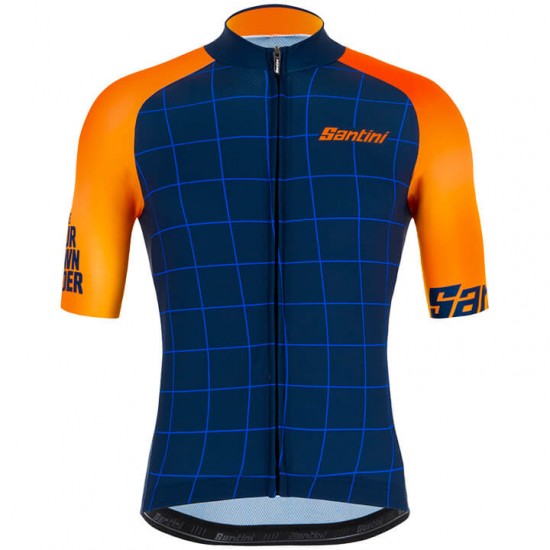 TOUR DOWN UNDER Radtrikot Kurzarm Blau 2020
