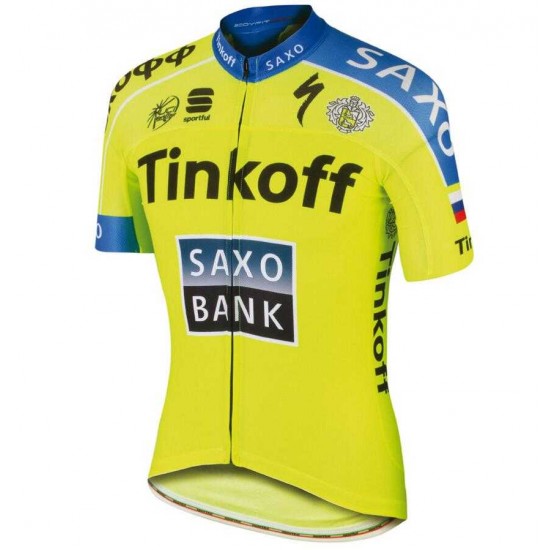 2015 Tinkoff Fahrradtrikot Radsport gelb blau R6VUQ