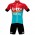 Lotto Dstny 2023 Radsport-Set(Kurzarmtrikot+Trägerhose)-Radsport-Profi-Team